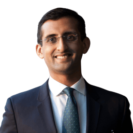 Head shot of Tirth Patel, Vice President