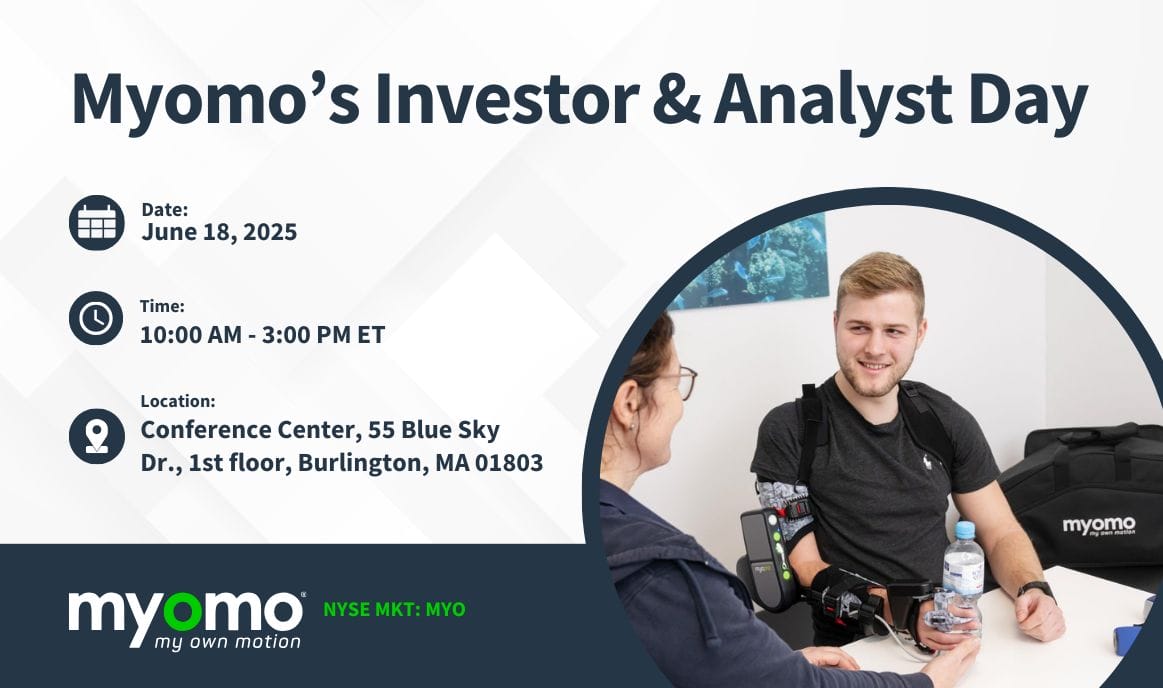 Myomo’s Investor & Analyst Day